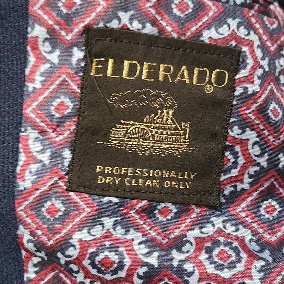 Men's Vintage - Elderado - Blazer Jacket w/ Gold Buttons - Picture 5 of 7